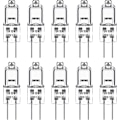 Miniatyrbillede 1 af 5: G4 Halogen Pære, 12v 10w G4, varm hvid 3000k, 150lm, dæmpbar, g4, klar kapsellampe, 10 pak