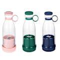 Miniatyrbillede 4 af 5: 350 ml elektrisk juicerkop, frugtblender, maker, flaske, mixer, plastik, bærbar, genopladelig