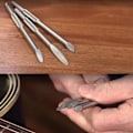 Miniatyrbillede 4 af 5: 3 stk. Guitar Fret Crowning Files Guitar Bridge Saddle Nut Files Reparation Luthier Værktøjer Til Elektrisk A