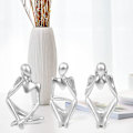 Miniatyrbilde 3 av 4: Resin Thinker Style Abstrakt Skulptur Statue Hjemmedekor Aksenter Samleobjekter Figurer Hjemmekontor Bokhylle Skrivebordsdekor