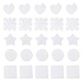 Miniatyrbillede 1 af 3: 50 stk. Mesh Plastic Canvas Sheets Cross Stitch Syning Plastic Canvas Sheets til Broderi Akryl Garn Håndværk Strik og Hækle Projekter DIY Coaster