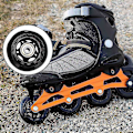 Miniatyrbillede 4 af 5: 8 Pak Inline Skatehjul, Indendørs/Udendørs Rulleskøjtehjul, Udskiftningshjul Med Lejer 64mm