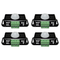 Miniatyrbillede 1 af 5: Led Bevægelsessensor 12v/24v Dc, Bevægelsessensor Krop Infrarød Bevægelses Pir Sensor Switch Automatisk Trådløs
