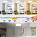 Miniatyrbild 2 av 5: Rechargeable Ceiling Light with Motion Sensor and Remote Control - Wireless Ceiling Lights Battery Operated Cabinet Light, 3 Colors
