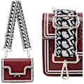 Miniatyrbillede 4 af 4: Bred Skulderrem Justerbar Udskiftningsbælte Crossbody Rem (multicolor) (1stk)