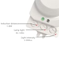 Miniatyrbild 3 av 5: 3x 5.8GHz HF-system LED-mikrovågsugn 360 graders rörelsesensor ljusbrytare kroppsrörelsedetektor