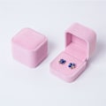 Miniatyrbilde 1 av 5: Luksuriøs fløyel ørepynt anheng smykker gaveeske for bryllup, Valentinsdag, jul (5 stk)