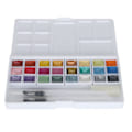 Miniatyrbillede 2 af 7: Sæt Hjem Udendørs Lys Farve Perlemorsfarve Vandfarve Pigment med Æske 24 Farver Perlemorsfarve