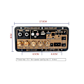 Pikkukuva 3 / 5: D50 Vahvistinlevy Optinen Audio Bluetooth Vahvistin Usb Fm Radio Tf-soitin Diy Audio Subwoofer