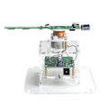 Miniatyrbild 3 av 5: Platt rotations-LED-punktdisplay DIY-kit 51 enkelchips mikrodator svetsning DIY elektroniska delar, nej