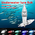 Miniatyrbilde 3 av 5: 5 stk LED Blinkende Lokkelys Mini Deep Drop Under vann Lys Fiske Lokke LED Lampe Fiske Lys Natt F