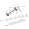 Miniatyrbilde 4 av 4: Kjeks Biscuit Ekstruder Kake Making Gun Pumpe Press Maskin Husholdning Baking Tool