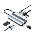 Miniatyrbild 5 av 5: 7-i-1 USB-C Hub Multiport Adapter 4K Power Delivery Usbc Hub Ethernet Usb-c Dongle