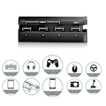 Miniatyrbilde 3 av 4: Ps4 Slim Gaming Console Hub, 4 Usb Port Hub For Ps4 Slim, Usb 3.1 High Speed Usb 2.0 Super Transfer Speed Charger Controller Splitter Expansion Adapte