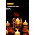 Miniatyrbillede 5 af 5: 12 stk. gule flammefri lys, flammefri tealight lys til jul, bryllupper, halloween, diwali, efterår