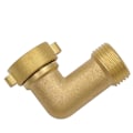 Miniatyrbillede 1 af 5: Messing Slange Stik, Have Slange Stikadapter Heavy Duty Slange Adapter(2stk, Guld)