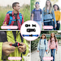 Miniatyrbild 3 av 5: Remmar för ryggsäckar 1-pack, justerbar bröstrem med nödvisselspänne lämplig för universellt utomhusbruk