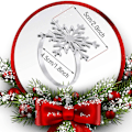 Miniatyrbillede 2 af 5: 12 stk. snefnug servietringe - juleservietringe med snefnug til juleferiebord