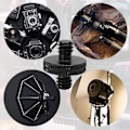 Miniatyrbillede 4 af 5: 1/4 Han til M8 Gevind Kamera Skrue Adapter Konverter til Kamera Bur Rig/Stativ/Monopod/Kuglehoved/Lys Stativ/Skulder Rig (4 stk., Sort) -t