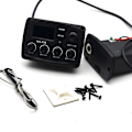 Miniatyrbilde 1 av 5: -17b Akustisk Gitar Eq Preamp Med Digital Procedding Tuner 3 Band Eq Equalizer Med Tuner Gitar