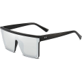 Miniatyrbillede 1 af 5: Firkantede Oversize Solbriller Til Kvinder Mænd Fashion Flat Top Store Sorte Stel Shades