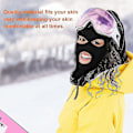 Pikkukuva 5 / 5: 3 kappaletta 3 reikää neulottu balaclava balaclava tuulenpitävä ja lämmin koko kasvot urheilu