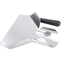 Miniatyrbillede 2 af 5: Pommes Frites Skovl, Rustfrit Stål Frit Bagger Scooper Chip, Rustfrit Stål Pommes Frites Skovl Med Dobbelthåndtag, Pommes Frites Bagger Med Højre Hånd Z