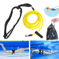 Miniatyrbild 1 av 5: Justerbart pool simband simmotståndsbälte pool motströmsband för poolhängande simträning bungee simmotstånd