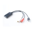 Pikkukuva 3 / 5: Auton yleinen langaton Bluetooth-moduuli Musiikkisovitin Rca Aux -äänikaapeli Usb-virtalähde
