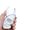 Miniatyrbillede 4 af 4: 1 stk. Digitalt fedtprocentmåler Fitness fedtprocentmåler Fedtmålingsværktøj med tydeligt display Bærbart fedt Digitalt display Caliper til fitnessinstruktør