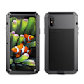 Pikkukuva 1 / 7: Kestävä Alumiinikotelo iPhone XR:lle, Musta Black