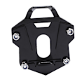 Miniatyrbilde 4 av 5: Motorsykkel Kickstand Sidestand Stativforlengelse Forstørrer Pude For 2020 2021 2022(svart)
