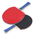 Pikkukuva 5 / 5: 2 mailaa 3 palloa pöytätennismailapallosetti, jossa kaksisuuntaiset nupit kädensijassa Ping Pong -mailasetit sisä- ja ulkopeleihin