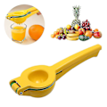 Miniatyrbillede 1 af 5: 2 i 1 Aluminiumlegering Manuel Premium Kvalitet Juicer Citronpresser Citrus Juicer Press Juicer Køkkenredskab