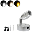 Miniatyrbilde 5 av 5: Usb Rv Lys Innvendig Leselampe Led Sengelampe 3w Rv Vegglampe Armatur Rotasjonsbar Spo