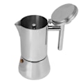 Miniatyrbillede 2 af 7: Kaffemaskine i rustfrit stål, poleret kaffekande til komfur, induktionskogegrej, 200 ml til 4 kopper 0.5