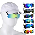 Miniatyrbild 2 av 7: Clip-on Hatt Polariserade Solglasögon Flip-Up Skydd Fiske Cykling Resor Utomhus Solglasögon 3