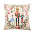 Jul Kuddfodral 18x18 Set om 4 Holly Kuddfodral Färgglada Vintersemester Kuddar för Soffa Sovrum