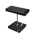 Miniatyrbillede 1 af 5: Sort Marmor Base Ur Stand Sølvfarvet Metal Stang Display Rekvisitter Armbånd Smykker Forlæng Placering