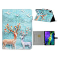 Miniatyrbillede 1 af 6: iPad Pro 11 tommer (2020) / (2018) cool mønstret læder flip cover - Elg multicolor