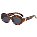 Miniatyrbillede 1 af 7: Polariserede solbriller til kvinder, unisex y2k shades, trendy UV400 beskyttelse Leopard