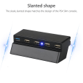 Miniatyrbillede 4 af 5: 5-port USB-hub til PS4 Slim Edition, USB 3.0/2.0 højhastighedsadapter