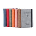 Miniatyrbillede 5 af 8: RFID Læder Pas Etui Dokument Rejse Pas Holder kaffe coffee 14.8cmX1cmX11cm(5.82X0.39X4.33)