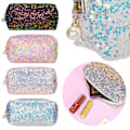 Pikkukuva 2 / 8: Muoti Glitter Meikkilaukku Suurikokoinen Vetoketjullinen Käsilaukku Multicolor
