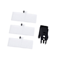 Miniatyrbillede 1 af 5: 1,5x/2,5x/3,5x forstørrelsesglas optiske instrumenter foldning klip på brille lup med 3 akryl L