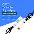 Miniatyrbilde 5 av 5: 10g Sfp+ Dac-kabel, direkte tilkobling kobber passiv kabel, 0,5 meter fungerer for ,,, bryter