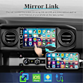 Miniatyrbild 5 av 5: 7 Tums Dubbel DIN Bilstereo med CarPlay Android Auto, Bilradio med Mirror Link Bluetooth FM Backkamera