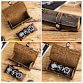 Miniatyrbillede 2 af 4: 1 stk. Retro læderur display boks ur opbevaringsboks holdbar ur display etui
