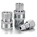 Miniatyrbillede 5 af 5: 1 sæt NPT 1/4 tommer højtryksrenser kobling tilslut stik han hun 1/4 hurtigkobling fittings Pre