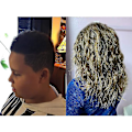 Miniatyrbillede 5 af 5: Hår Svamp, Magic Barber Twist Curl Brush Svamp (2stk, Sort)